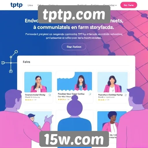novos recursos de comunidade disponíveis em tptp.com